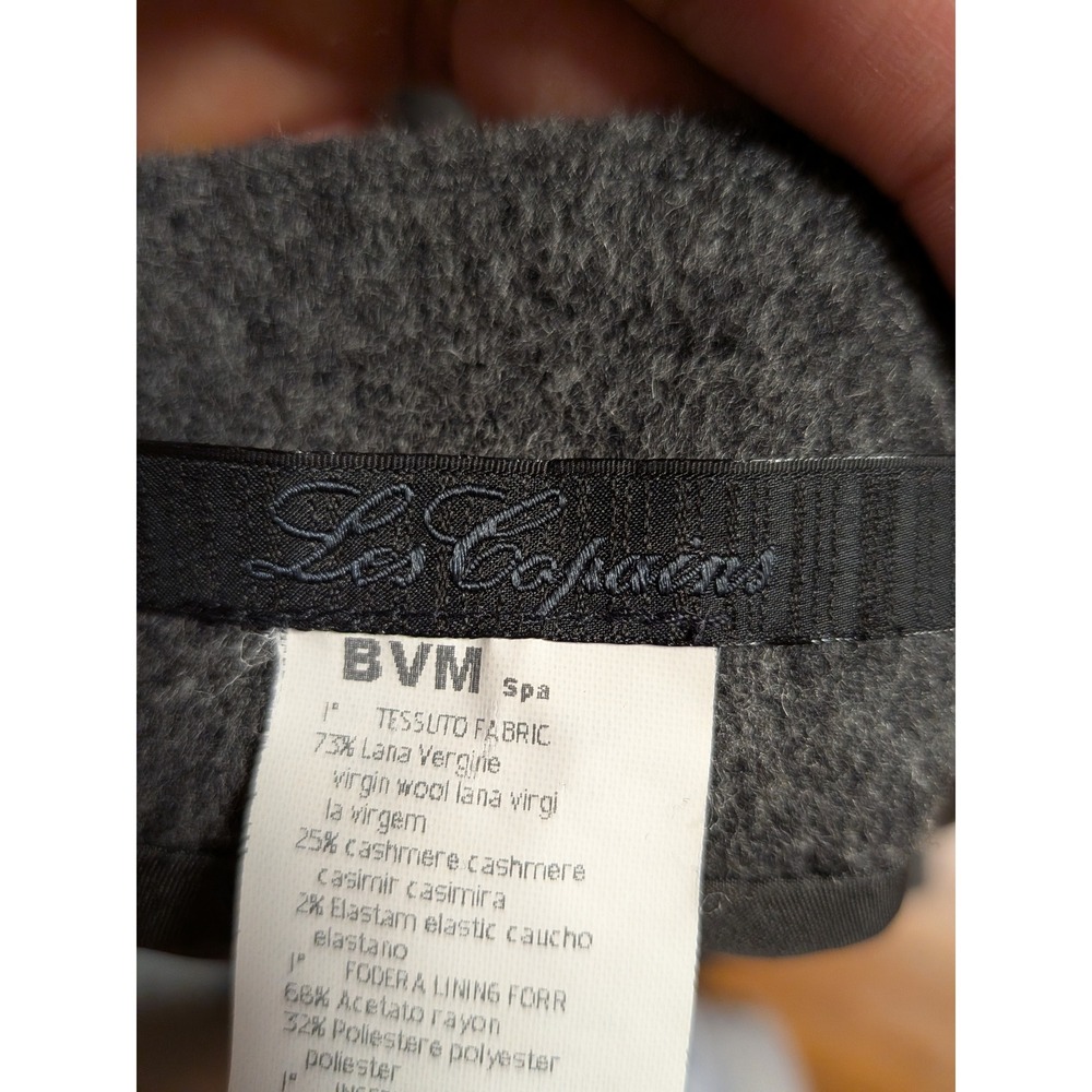 Les Copains Grey Virgin Wool Cashmere Blend Pencil Skirt Made in Italy Size 40 - Picture 14 of 14